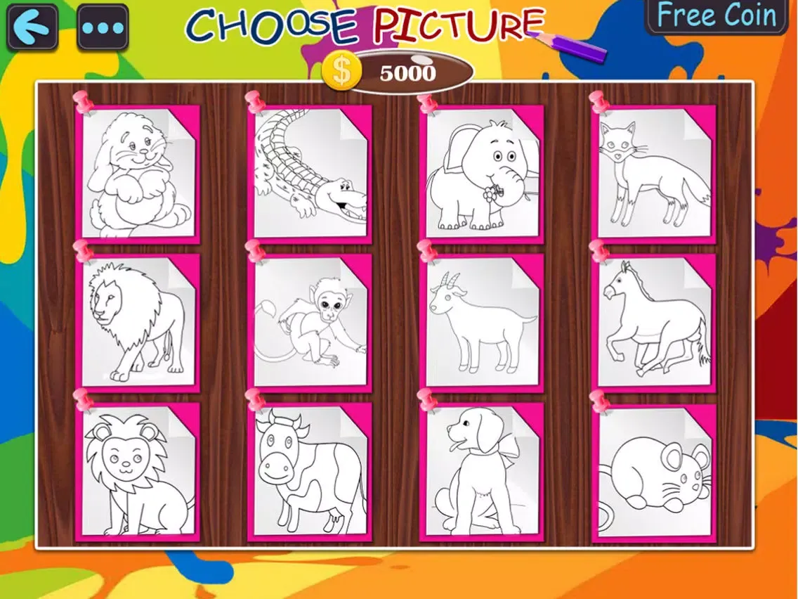 Tangkapan skrin Color Book for Kids iPad 