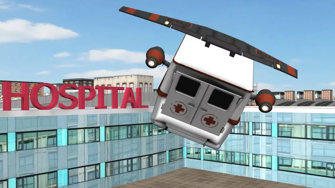 Flying Dr.Parking Ambulance Simulator 3D سکرین شاٹس