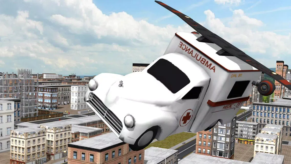 Flying Dr.Parking Ambulance Simulator 3D سکرین شاٹس