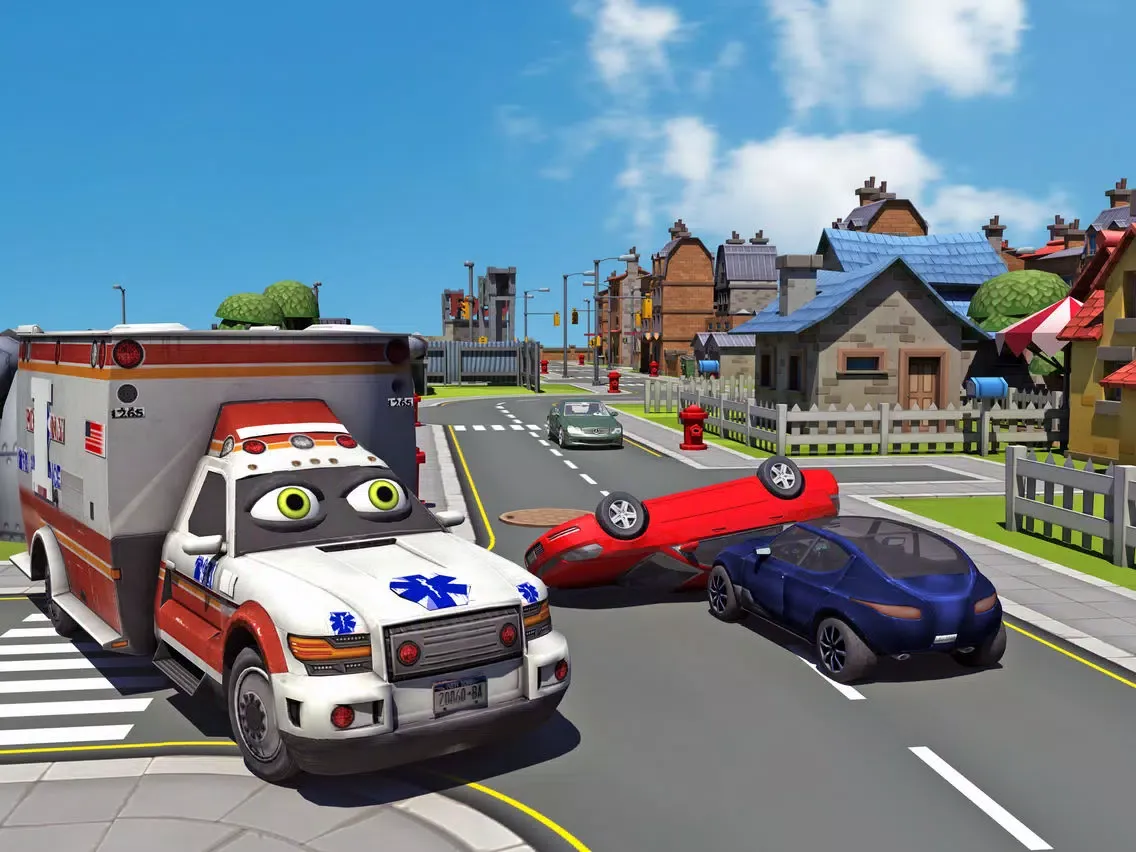 Capturas de pantalla de Kids Hospital and Emergency City Driving iPad 