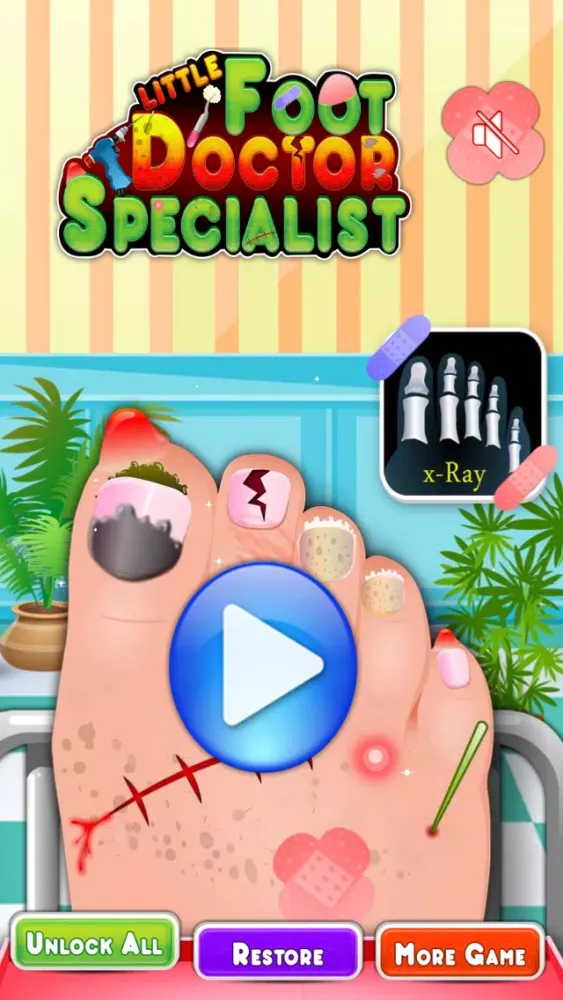 little Foot doctor specialist free kids games Screenshots