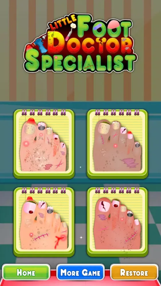 little Foot doctor specialist free kids games Screenshots