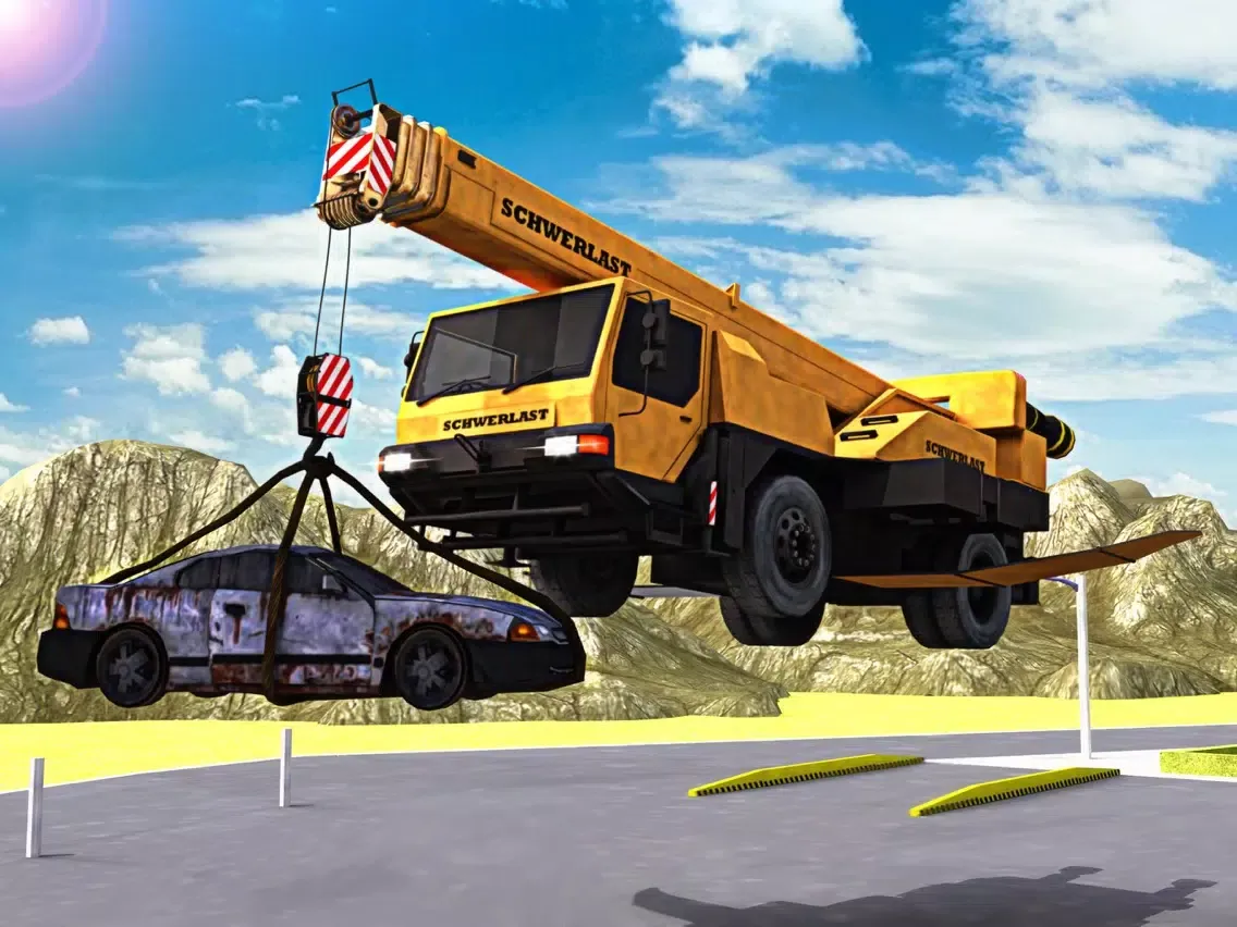 Messy city cleaner truck parking iPad  Screenshots