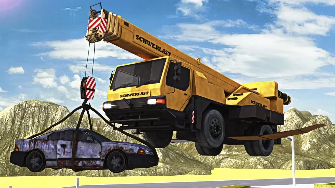 Messy city cleaner truck parking Screenshots