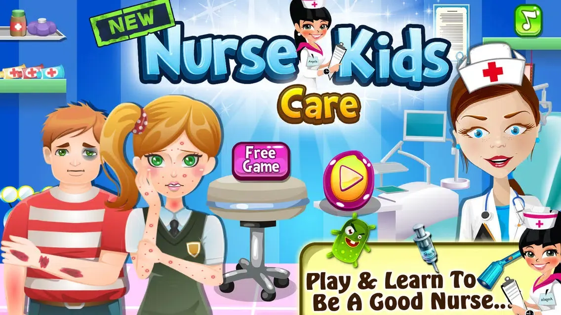 Capturas de tela do New Nurse Kids Care