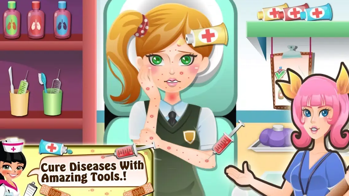 Capturas de tela do New Nurse Kids Care