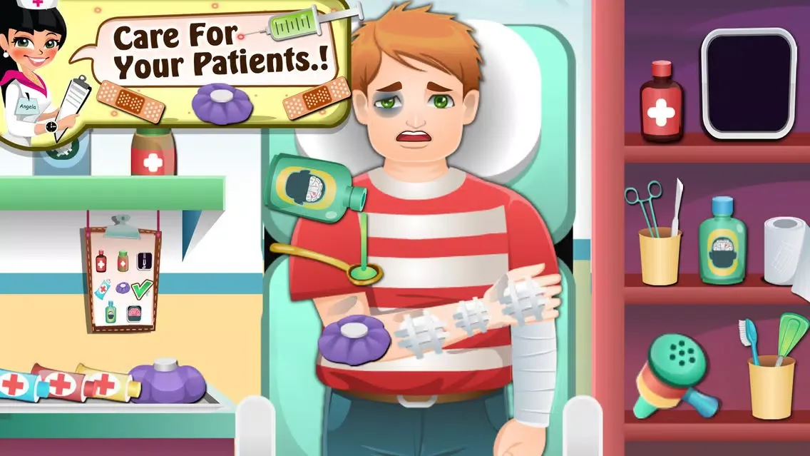 Capturas de tela do New Nurse Kids Care