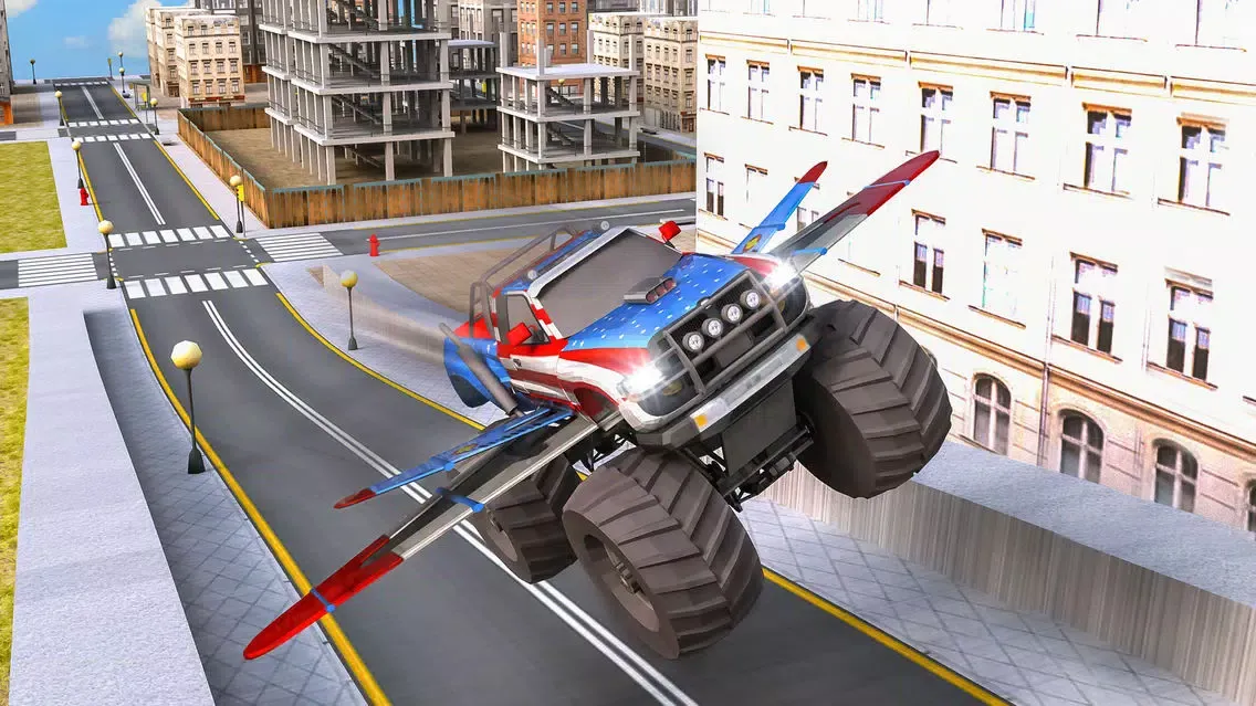 Off Road 4x4 Flying Monster Truck Real Racing স্ক্রিনশট