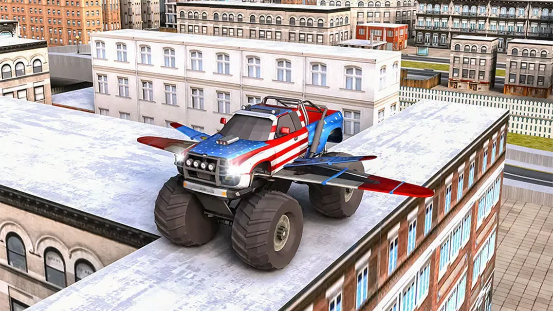 Off Road 4x4 Flying Monster Truck Real Racing স্ক্রিনশট