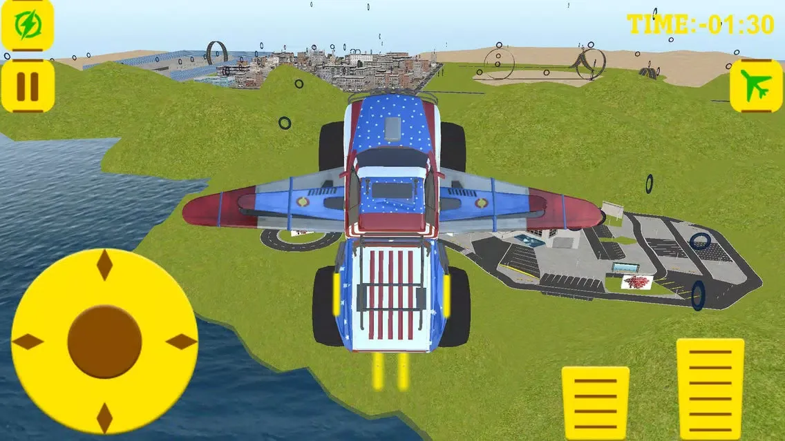 Off Road 4x4 Flying Monster Truck Real Racing স্ক্রিনশট