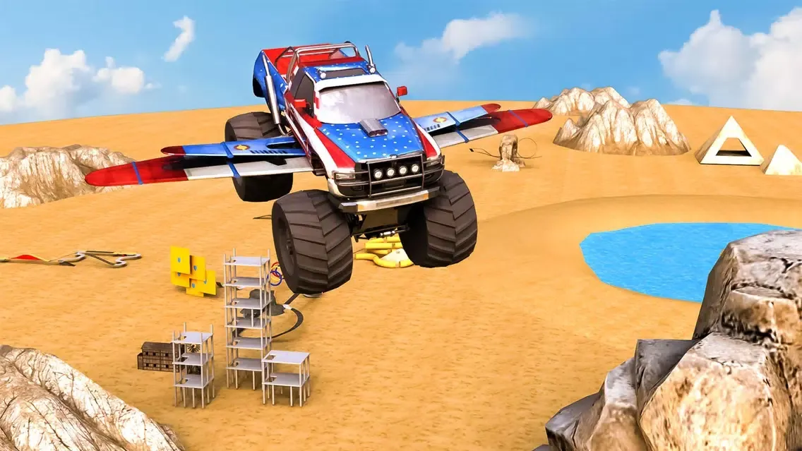 صور Realistic 3D Monster Truck Park Free Racing Game