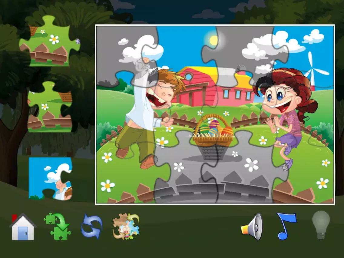Screenshot di Easter Puzzle for Toddlers iPad 