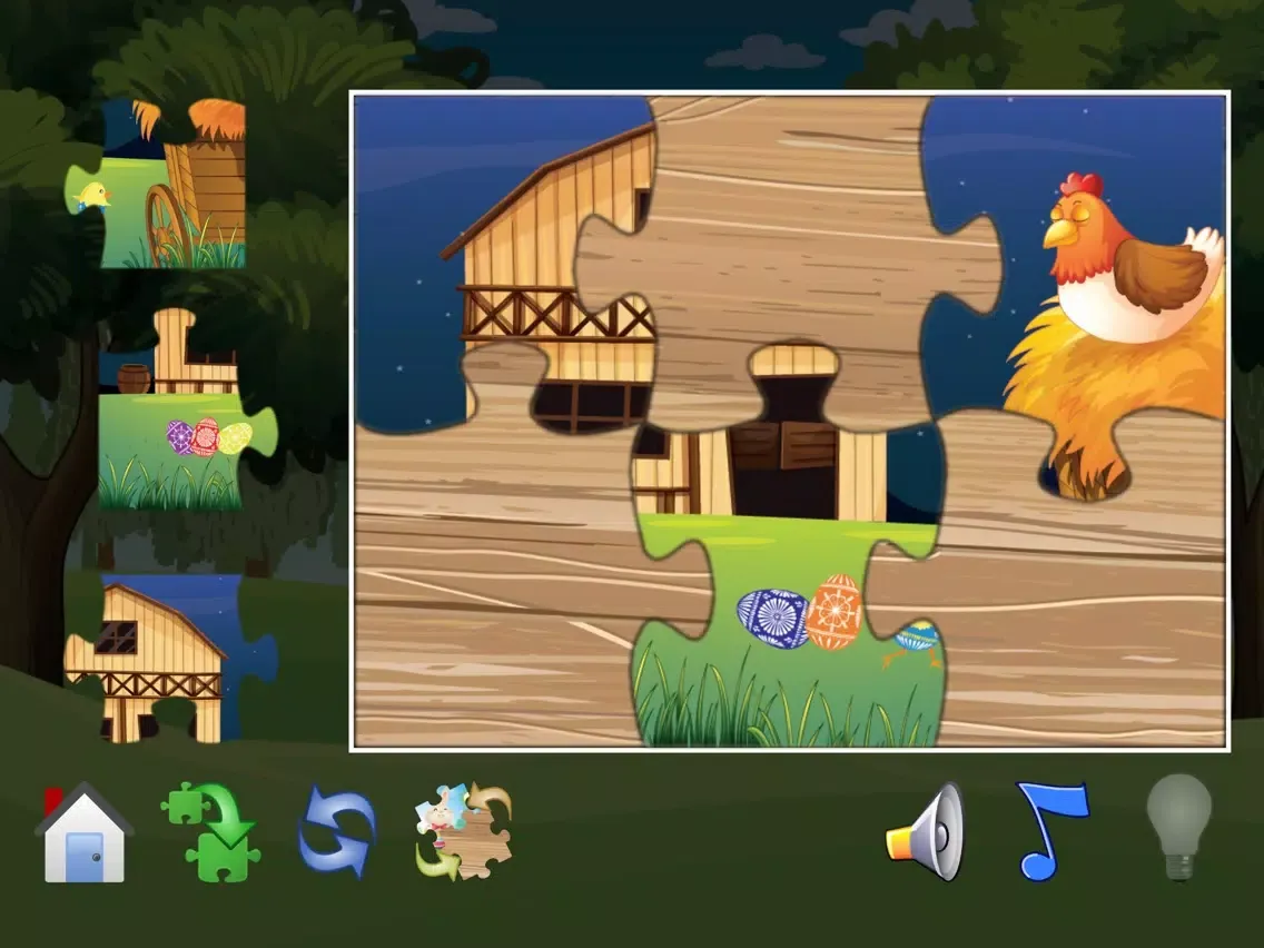 Screenshot di Easter Puzzle for Toddlers iPad 