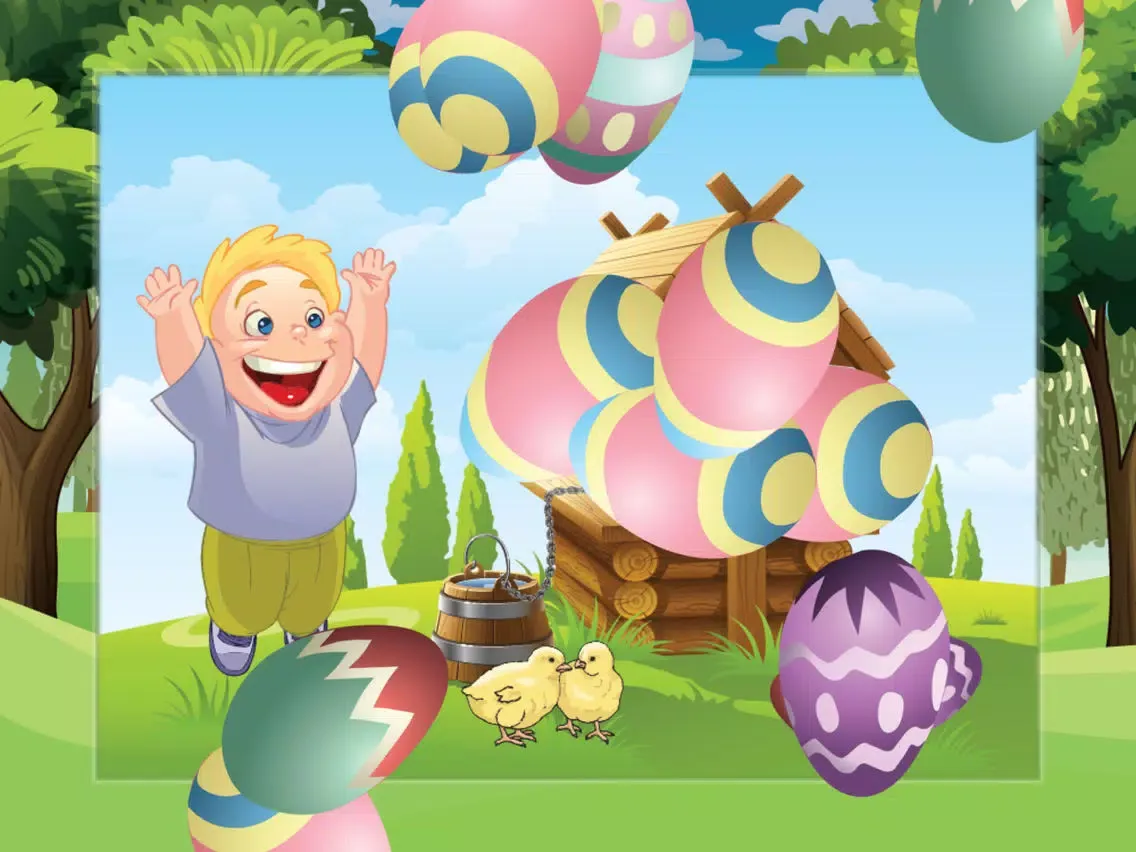 Screenshot di Easter Puzzle for Toddlers iPad 