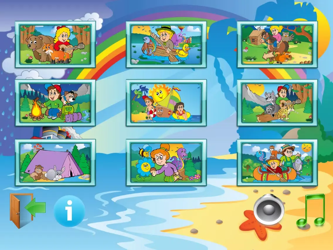 Summer Camp Puzzle iPad  স্ক্রিনশট