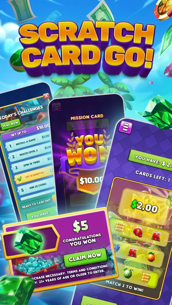 Скриншоты Scratch Card Go