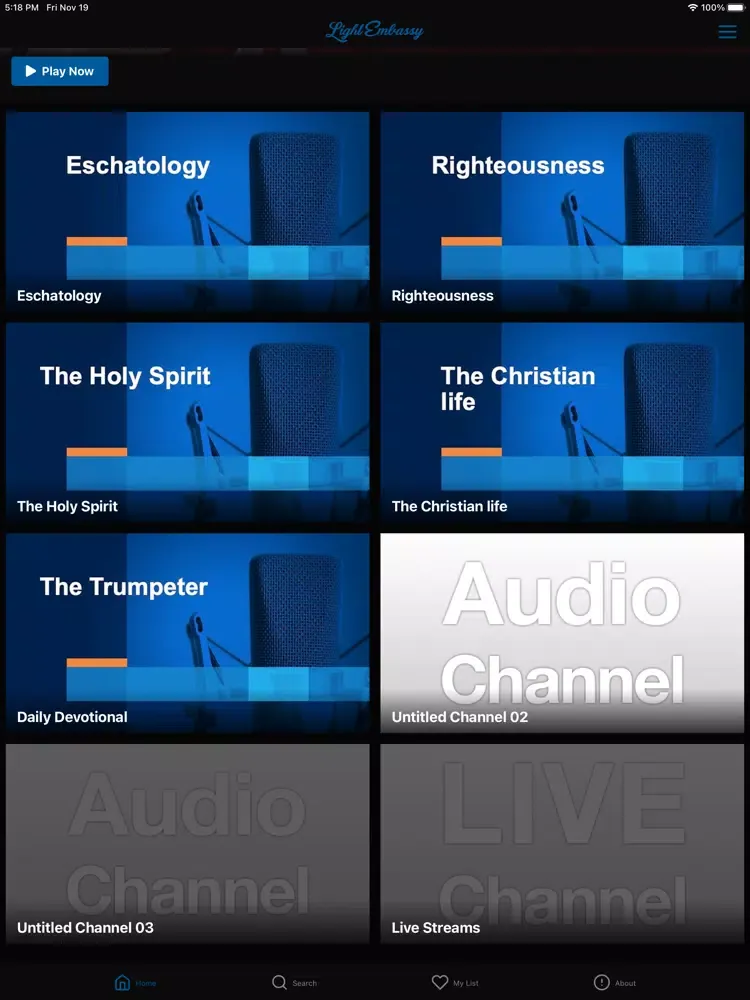 Light Embassy Church iPad  Ekran Görüntüleri