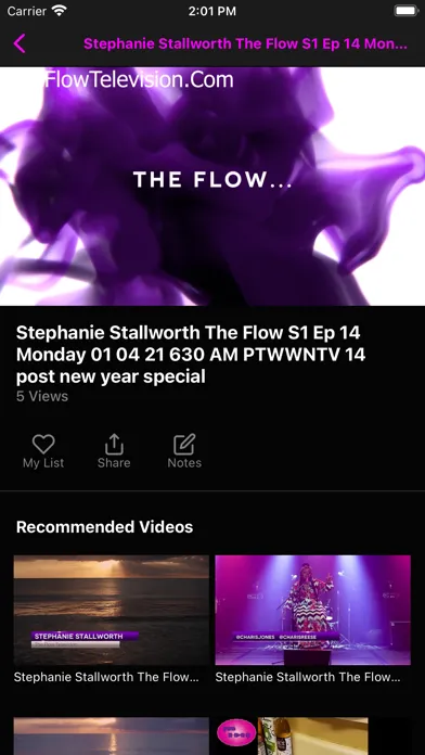 The Flow App Screenshots