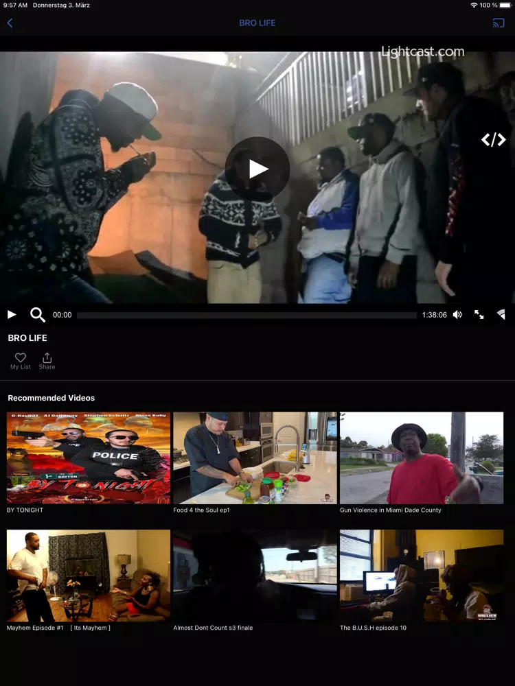 Winks View Network iPad  Screenshots