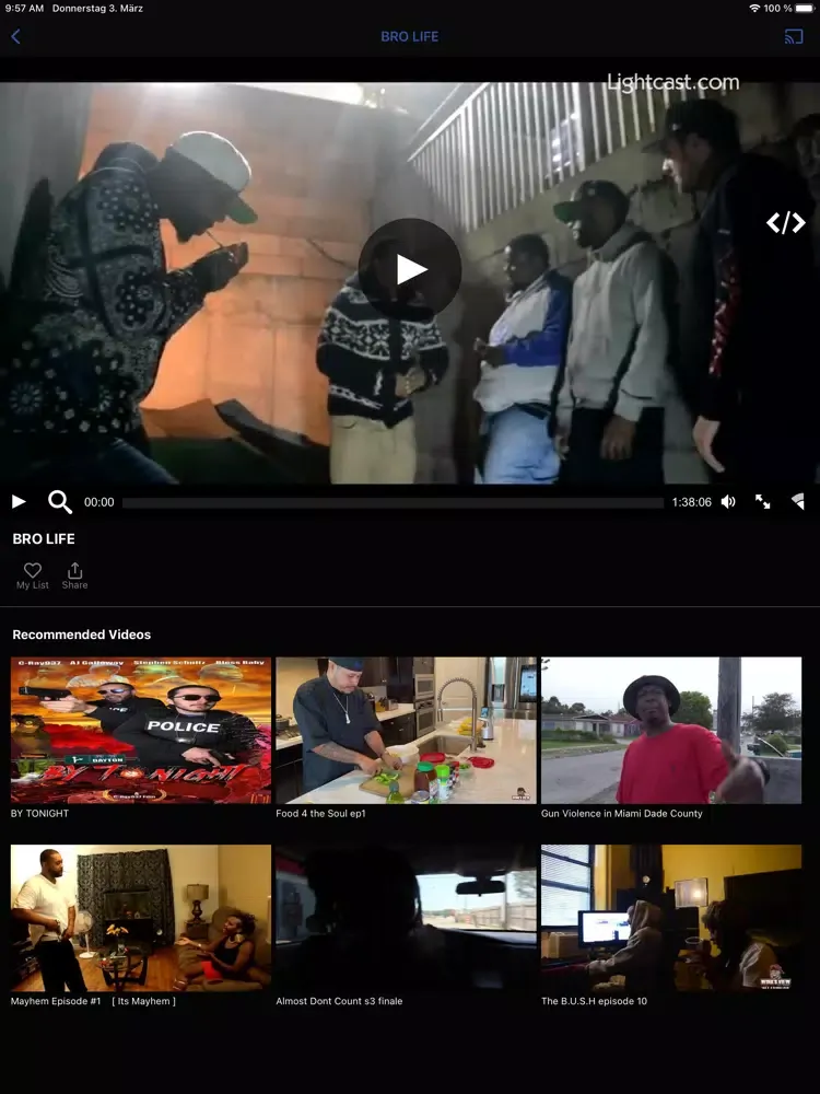 ภาพหน้าจอของ Winks View Network iPad 