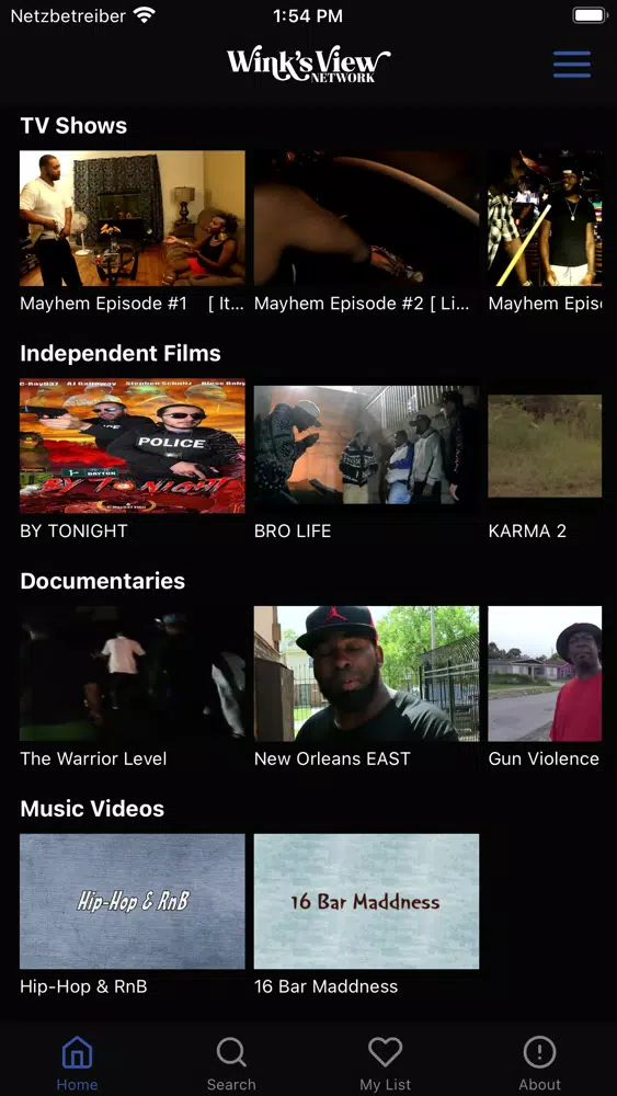 Winks View Network Screenshots