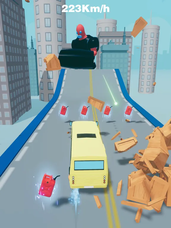 Tangkapan layar Cars VS Giants iPad 