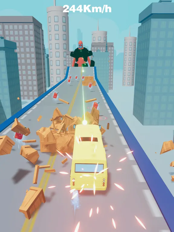 Tangkapan layar Cars VS Giants iPad 