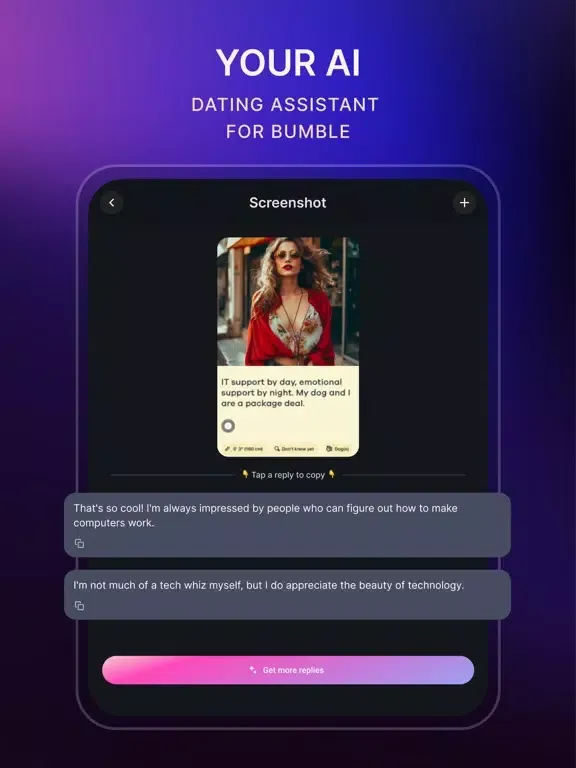 Plug AI - Dating Assistant iPad  スクリーンショット