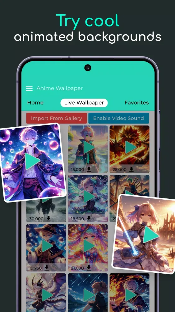 Video Wall - Anime Wallpaper應用截圖