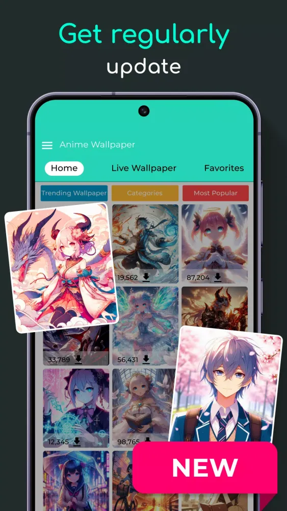 Video Wall - Anime Wallpaper應用截圖