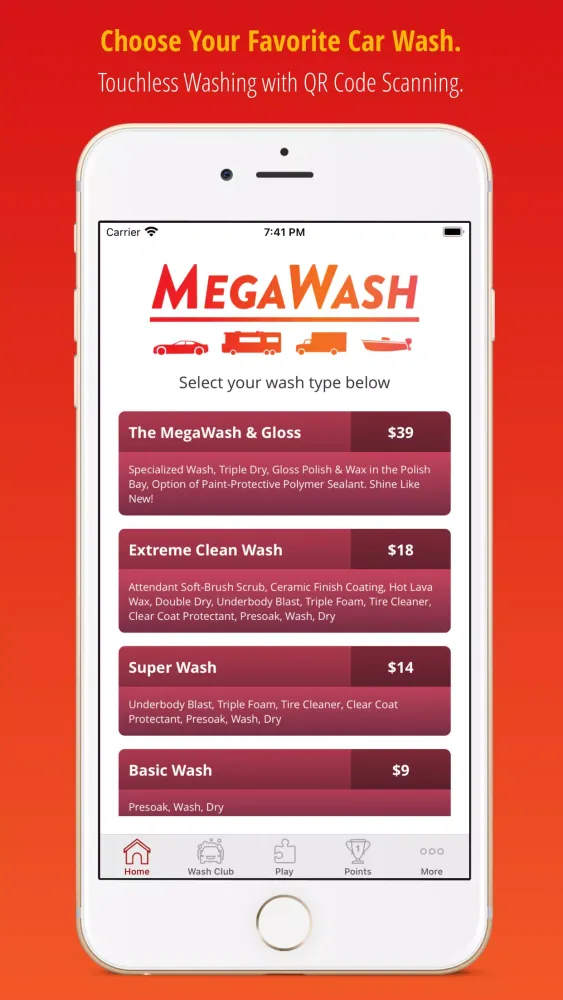 MegaWash应用截图