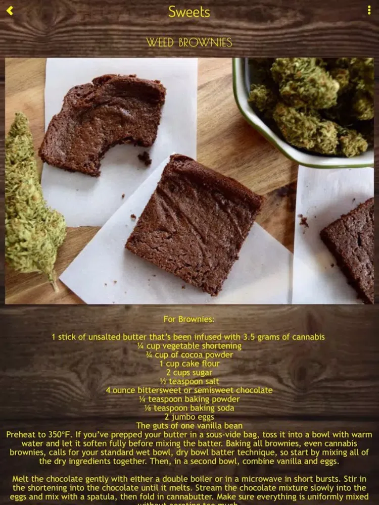 تصاویر Mega Weed Cookbook-PRO iPad 