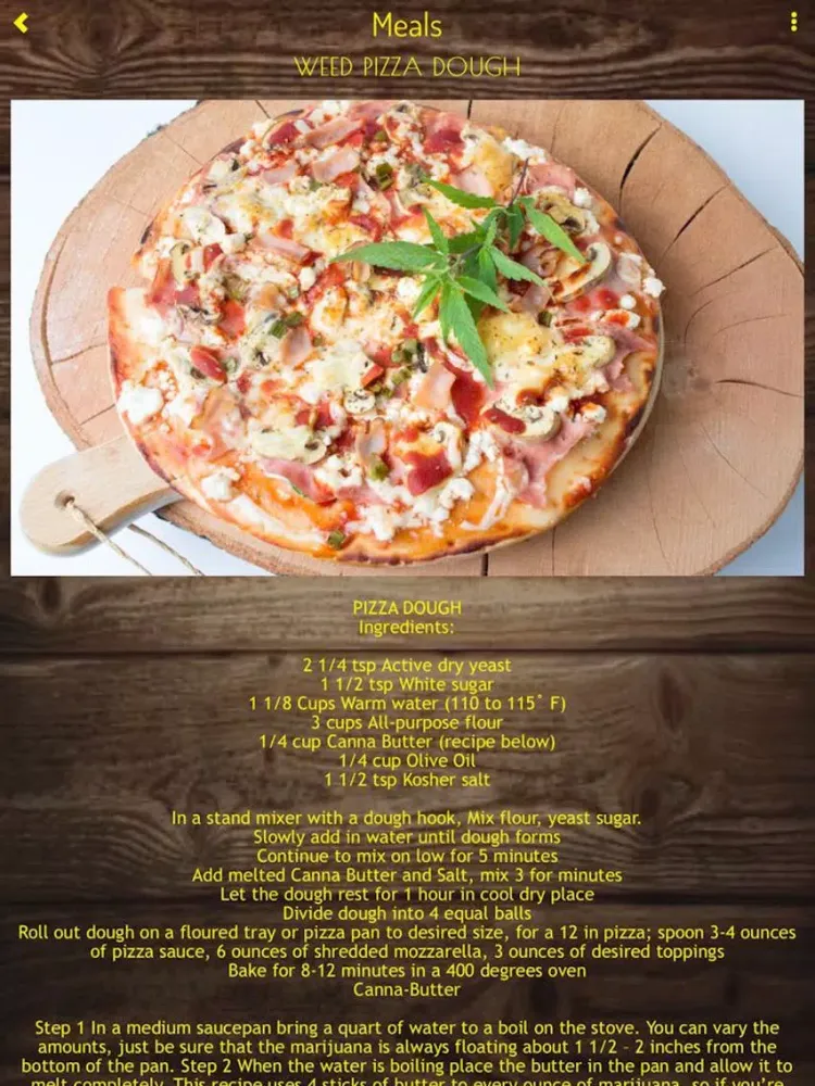تصاویر Mega Weed Cookbook-PRO iPad 