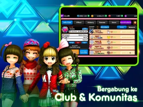 Ảnh chụp màn hình của AyoDance Mobile iPad 