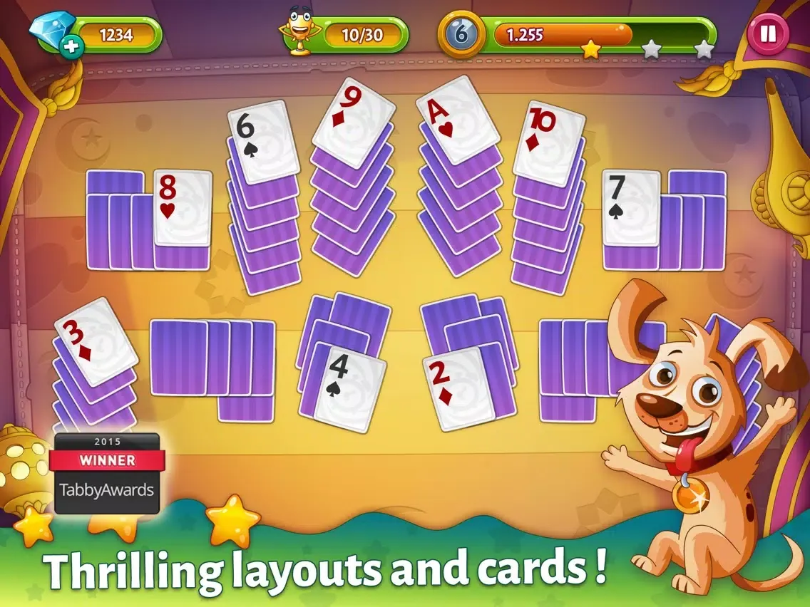 Tangkapan layar Solitaire Chronicles iPad 