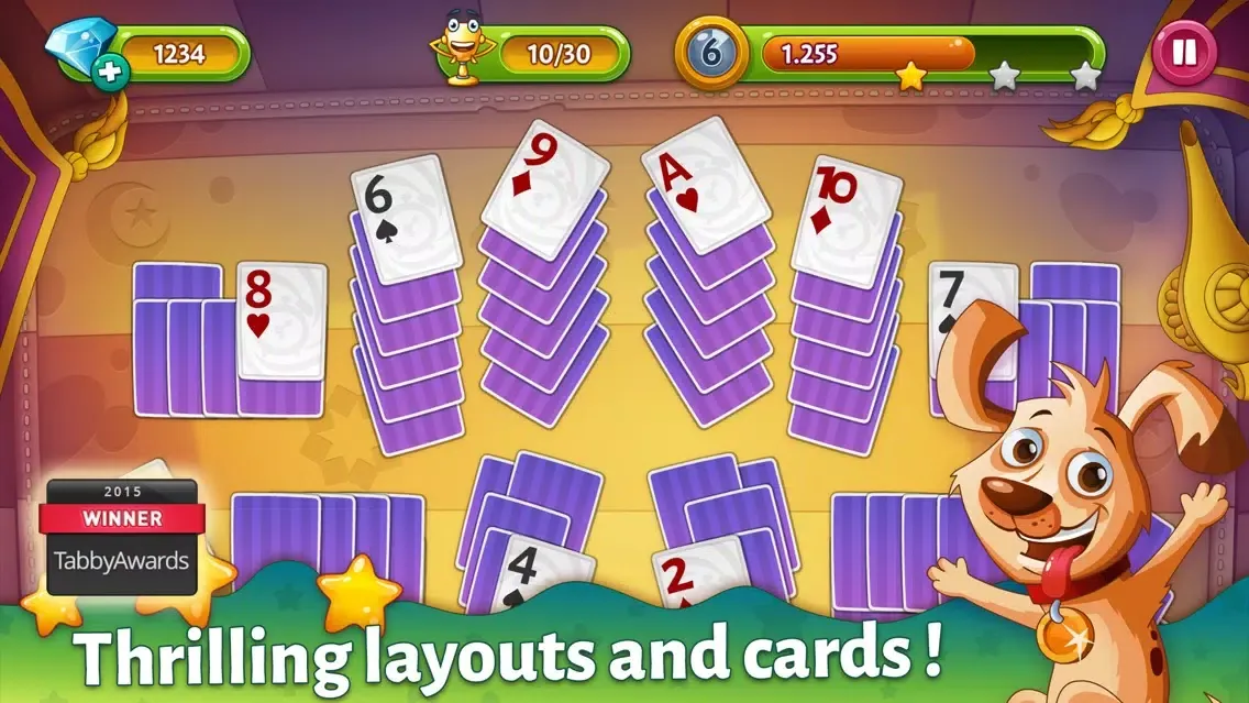 Tangkapan layar Solitaire Chronicles