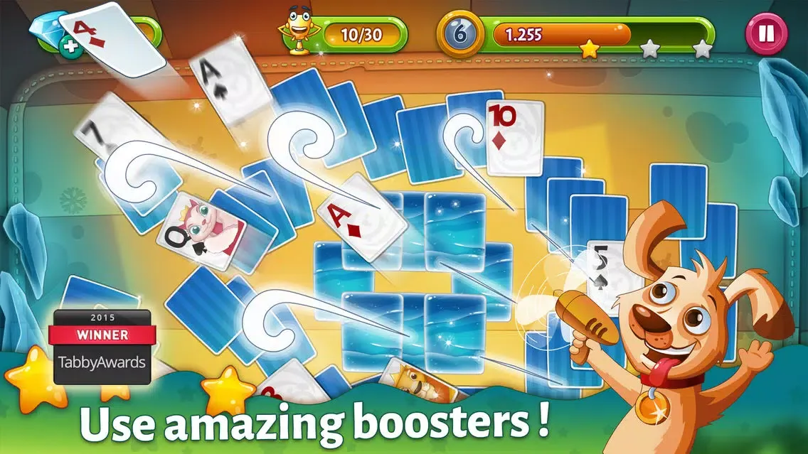 Tangkapan layar Solitaire Chronicles