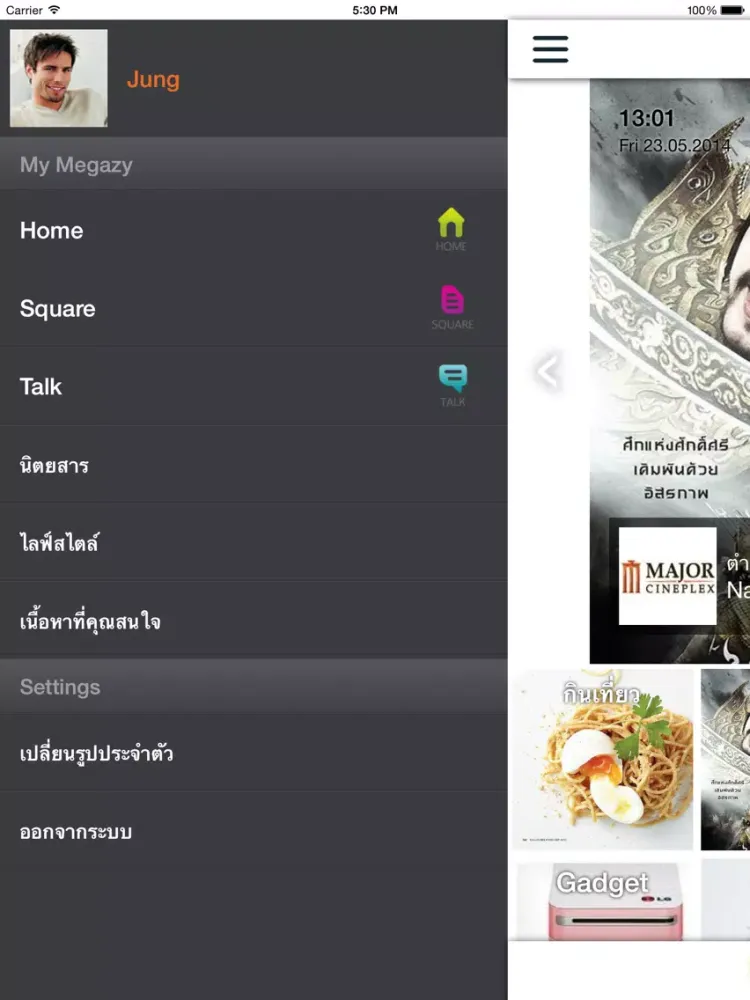 Megazy iPad 应用截图