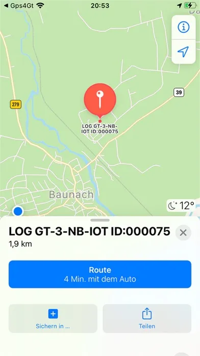 Ảnh chụp màn hình của Gps4Gt