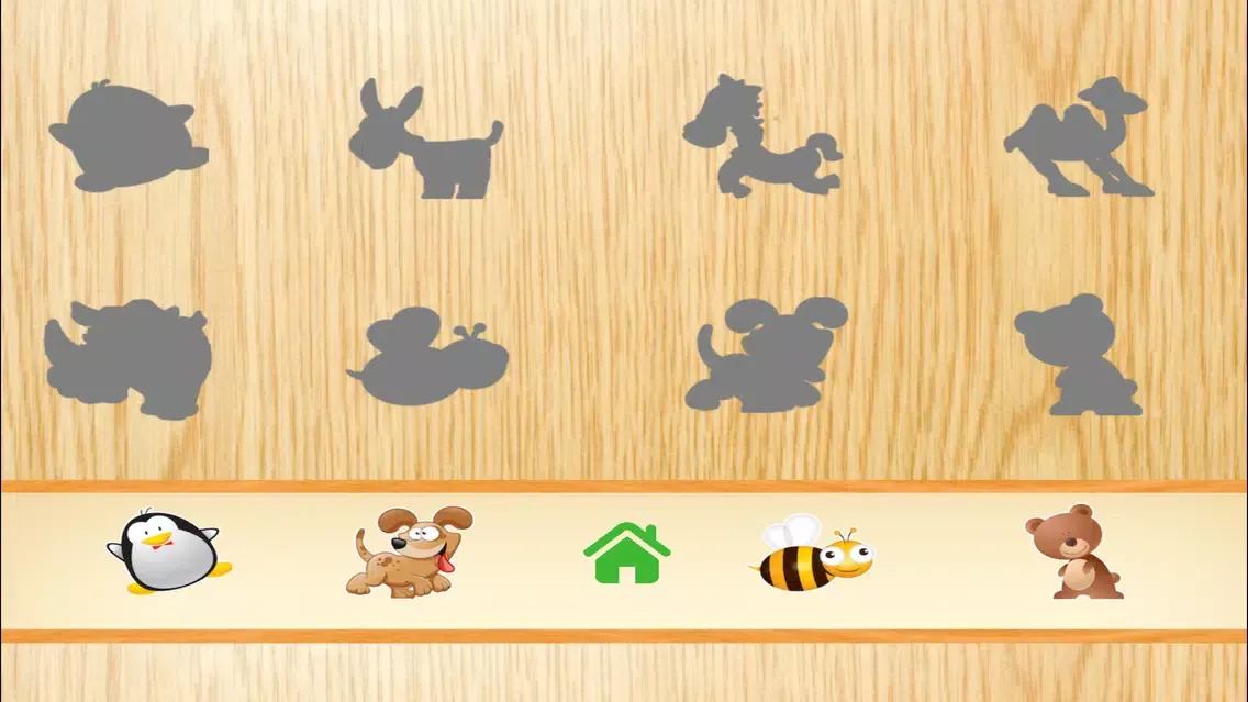 تصاویر Animal Shape Matching Puzzles