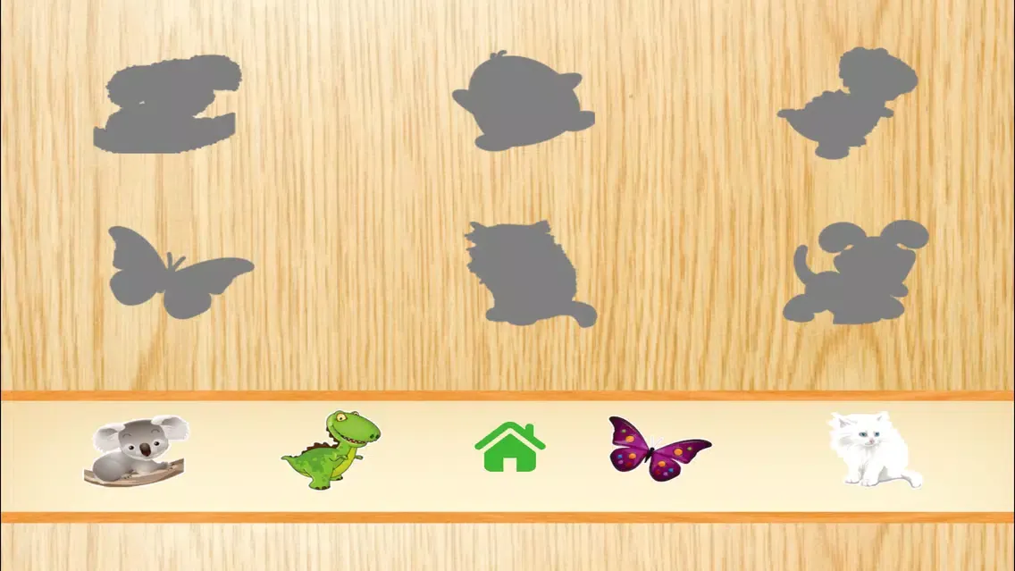 تصاویر Animal Shape Matching Puzzles