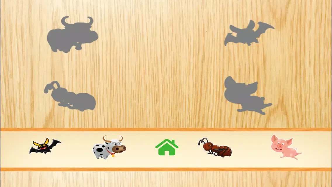 تصاویر Animal Shape Matching Puzzles
