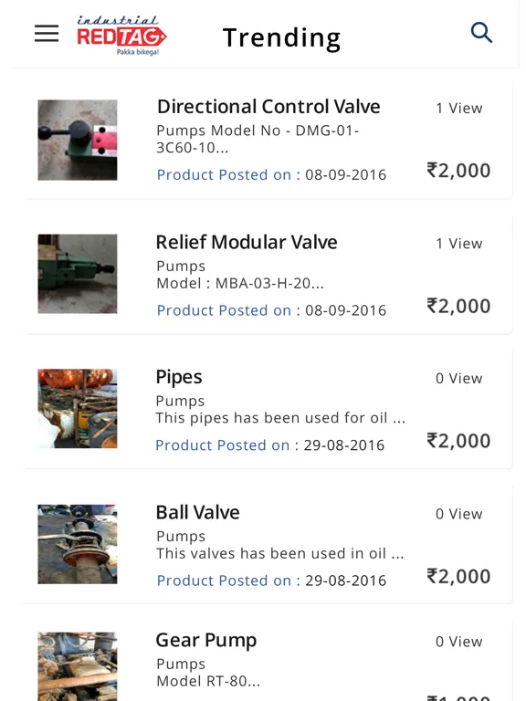 Industrial Red Tag iPad  স্ক্রিনশট