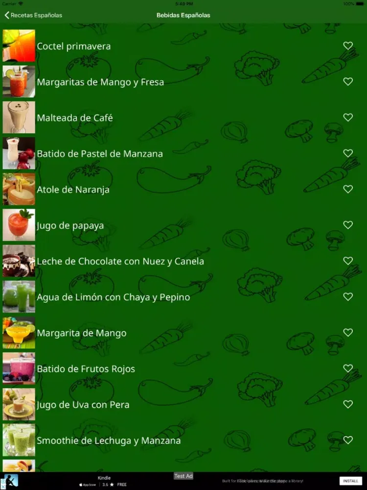 صور Recetas Espanolas iPad 