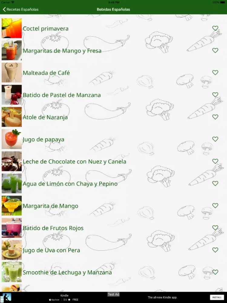 صور Recetas Espanolas iPad 