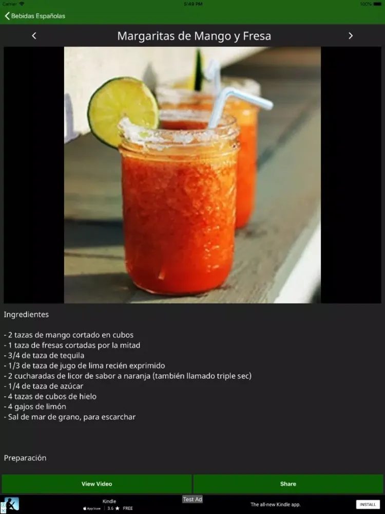 صور Recetas Espanolas iPad 