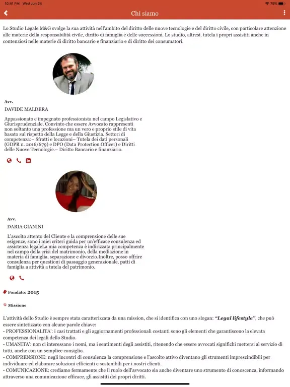 Capturas de pantalla de MeG Studio Legale iPad 