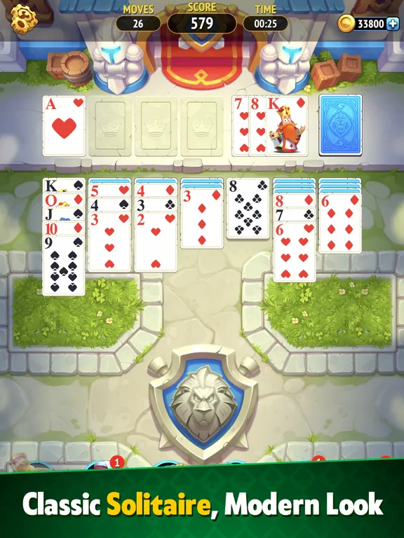 Solitaire Go: Kingdom Quest iPad  Screenshots