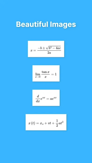 Tangkapan layar LaTeX Math Image Converter