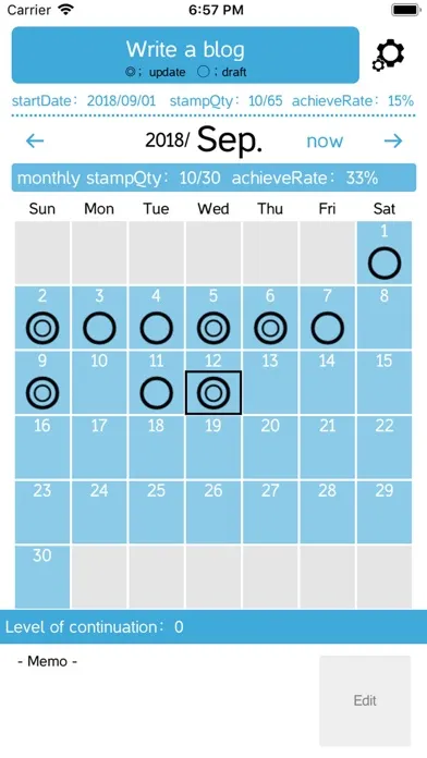 Continuing calendar应用截图